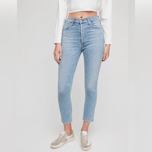 Citizens of Humanity Olivia, crop high rise, slim NWT Sz30 😍🔥🔥🔥🔥🔥